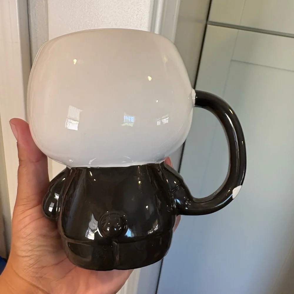 Hello Kitty Black and White Ceramic Skeleton Mug